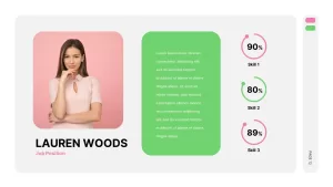 Pink And Green Presentation Template9