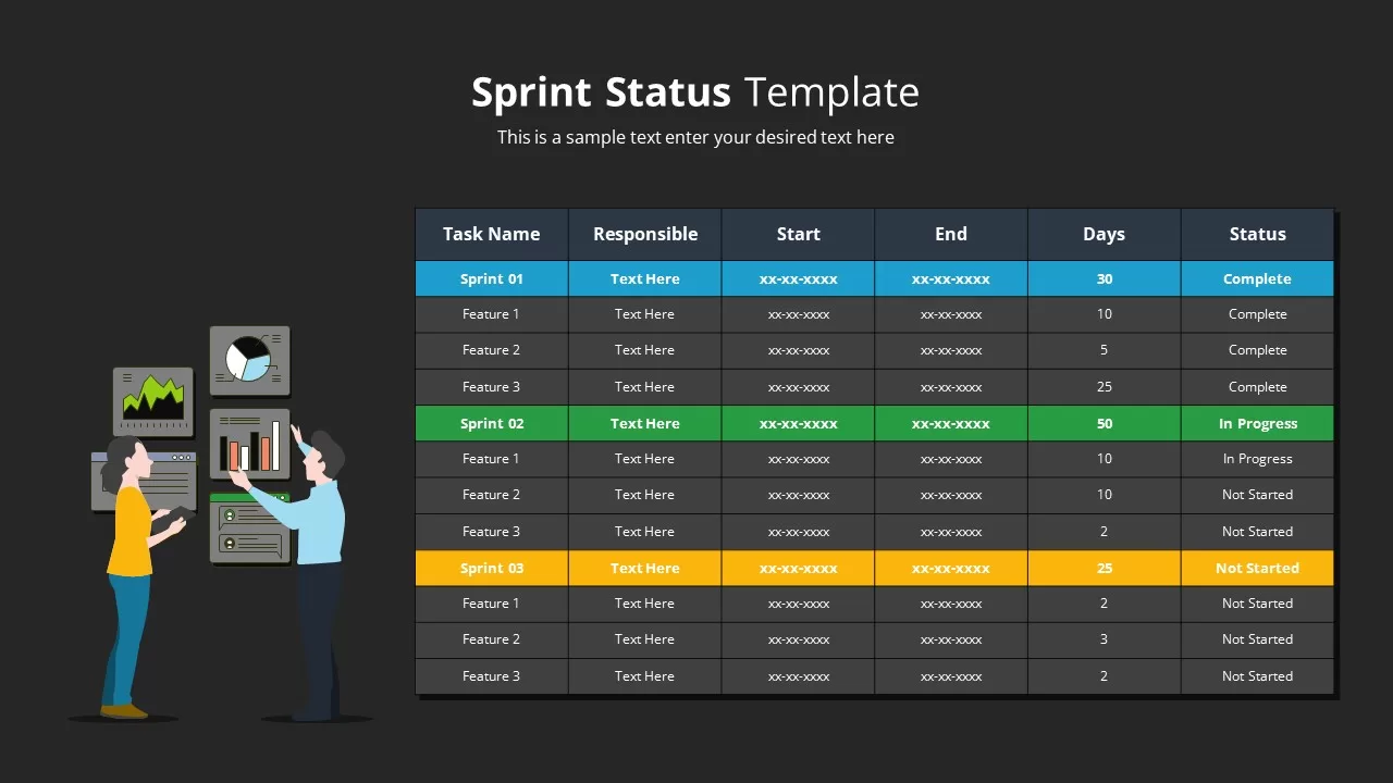 agile project status report