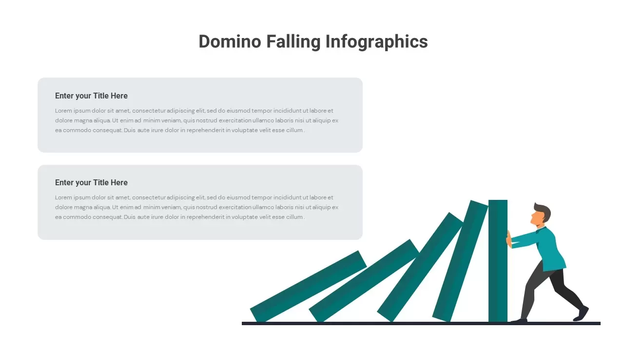 dominoes falling down