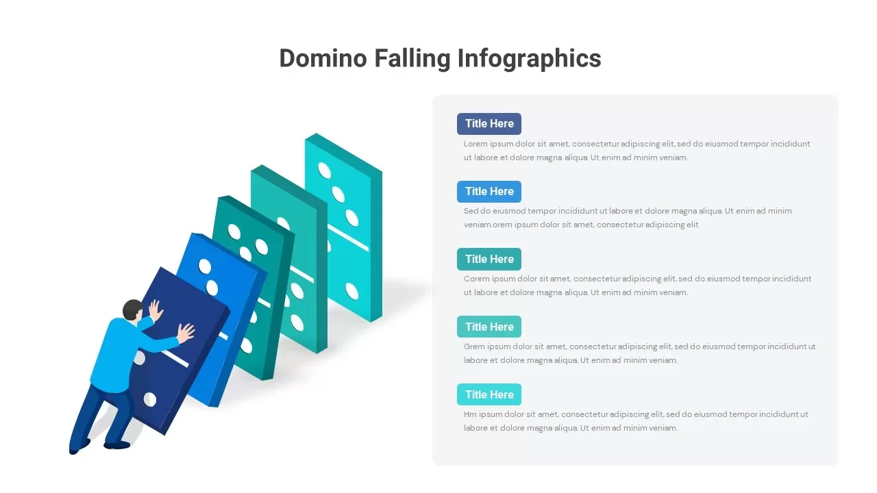 falling dominoes