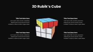 rubik's cube templaterubiks cube layout, 3d rubiks cube ppt, 3d rubiks cube powerpoint, 3d rubiks cube slide, 3d rubiks cube template