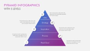 5 Stage Pyramid Slide For PowerPoint