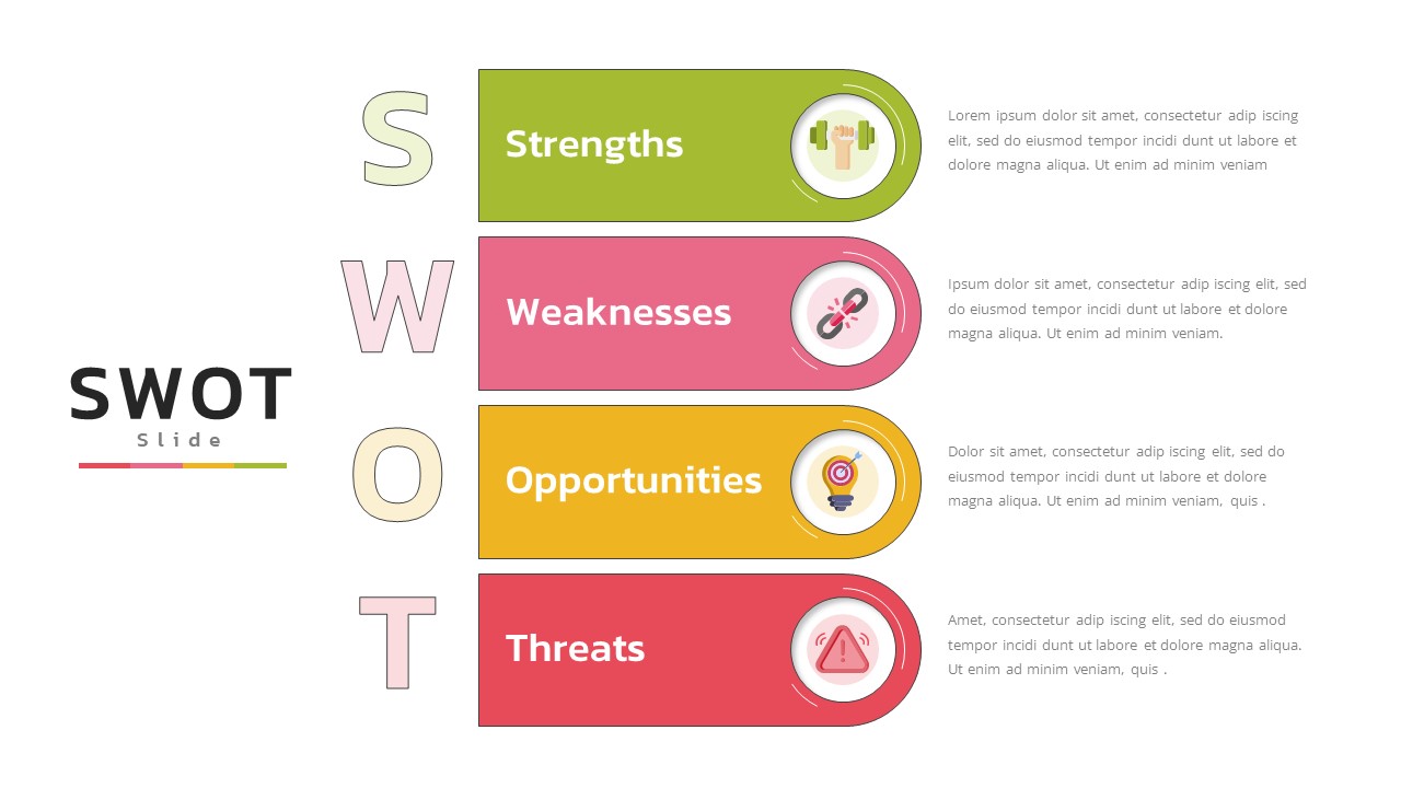 Business Restructure SWOT Analysis PowerPoint Template