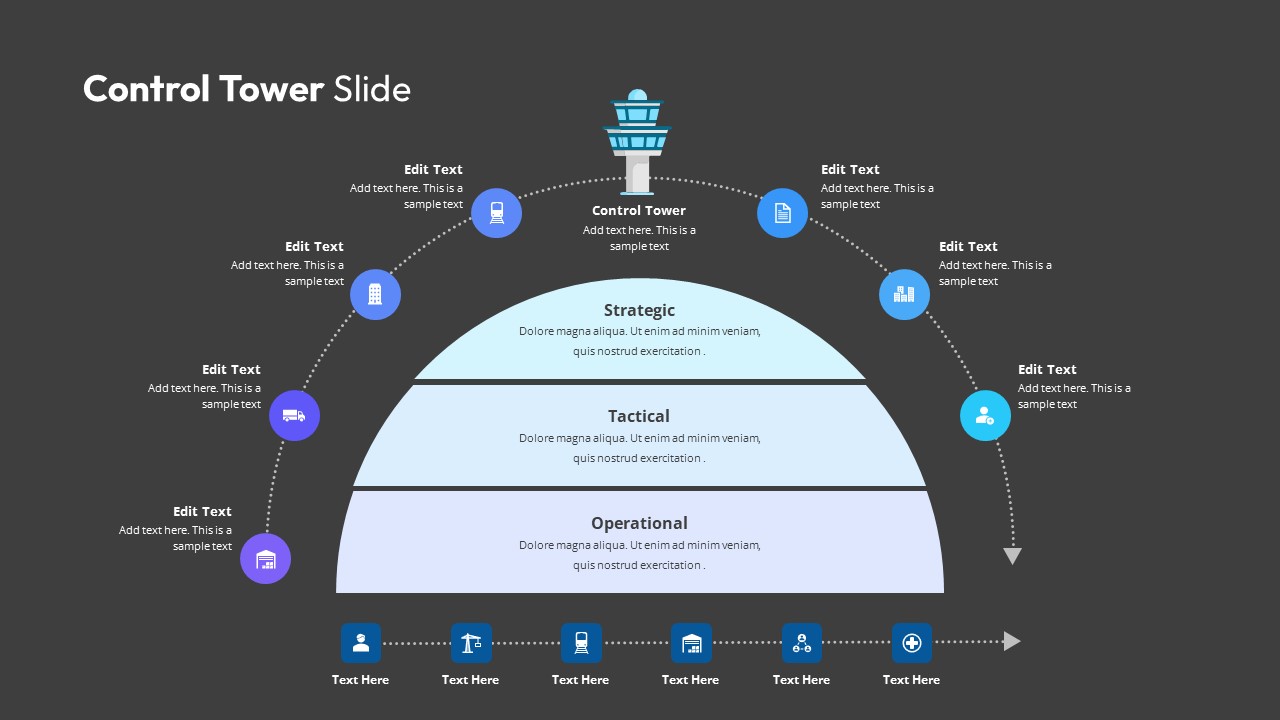 Control Tower infographics Slide