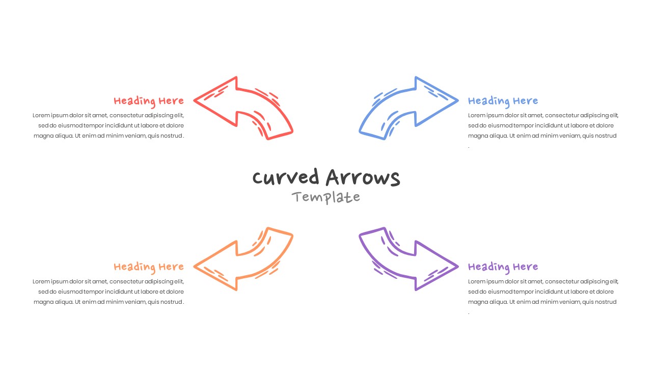 Curved-Arrow-Infographic-PowerPoint-Template-featured-image