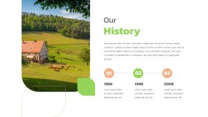 Farm PowerPoint template history