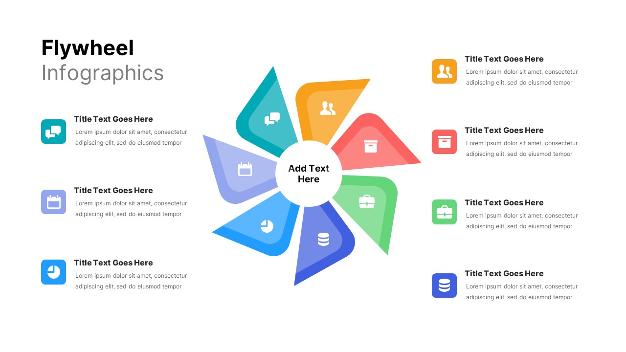 Flywheel Infographics Template