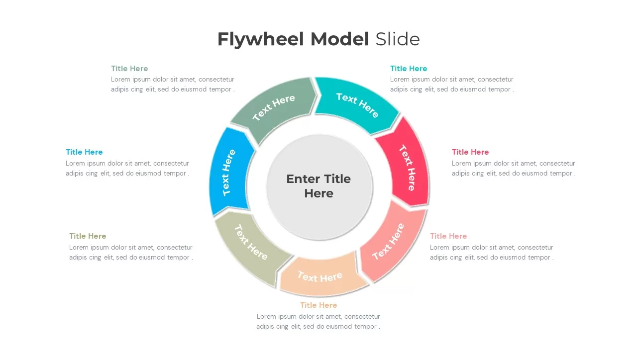 Flywheel Model Slide Template 7 step