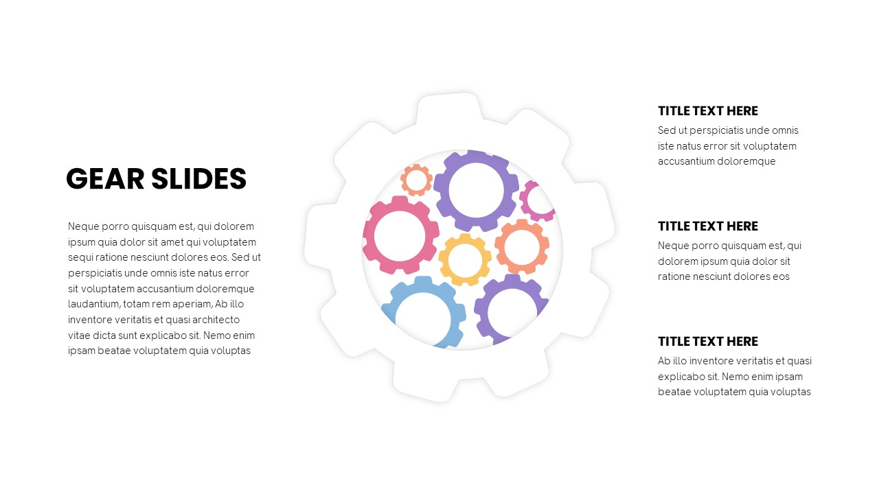 Gear Slides PowerPoint Template