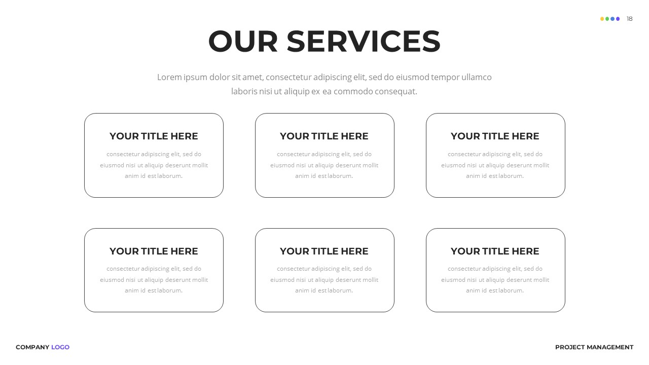 Our Services Presentation Template