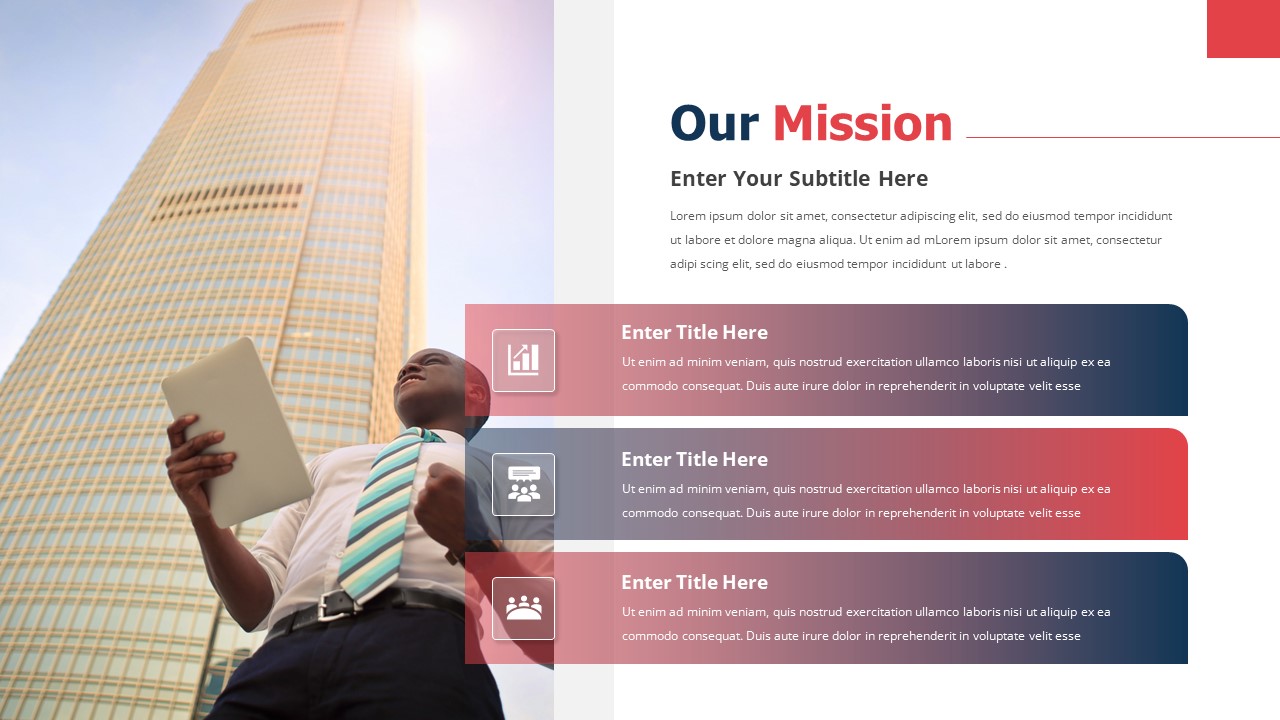 Our Vision Mission Partnership Proposal Presentation Template