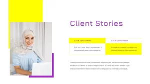 Purple And Yellow Business Presentation11