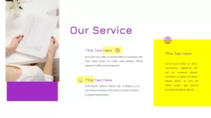 Purple And Yellow Business Presentation6