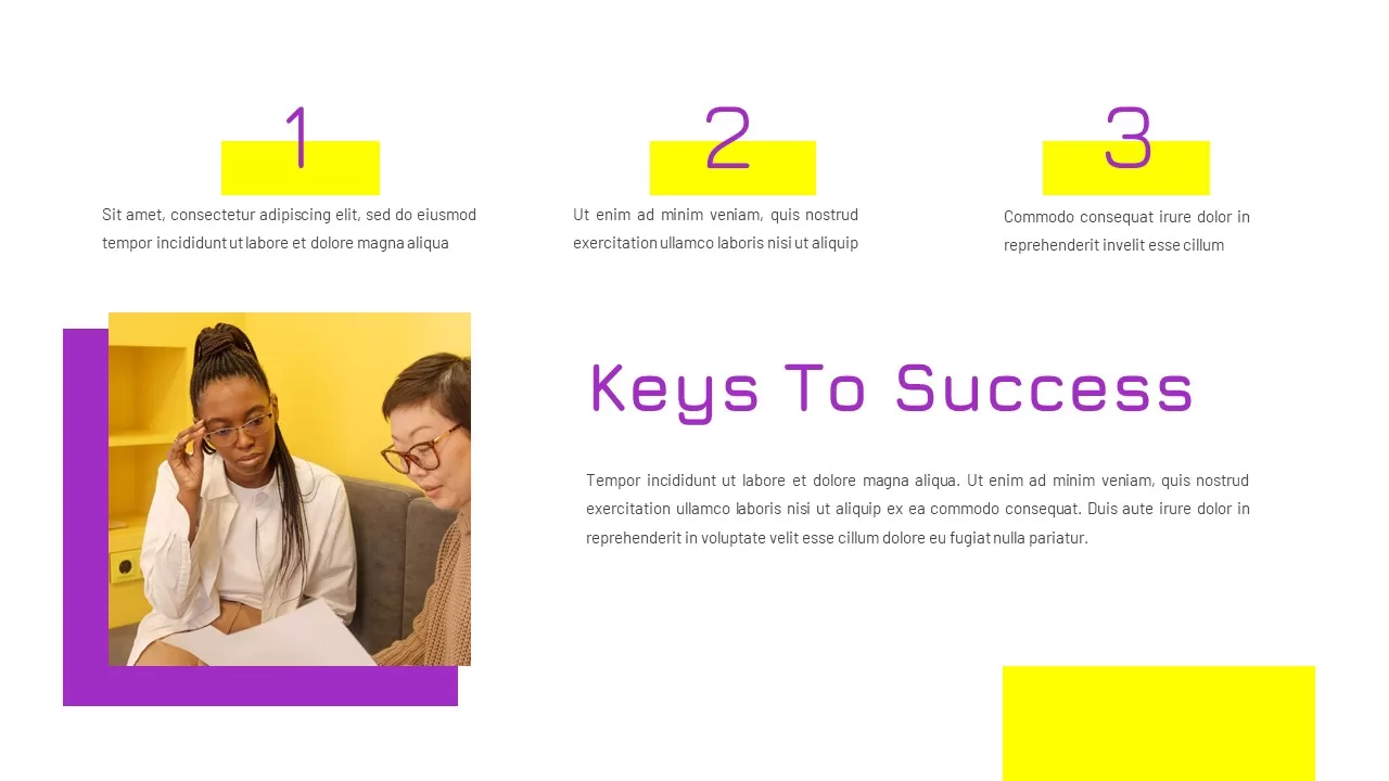 Purple And Yellow Business Presentation7