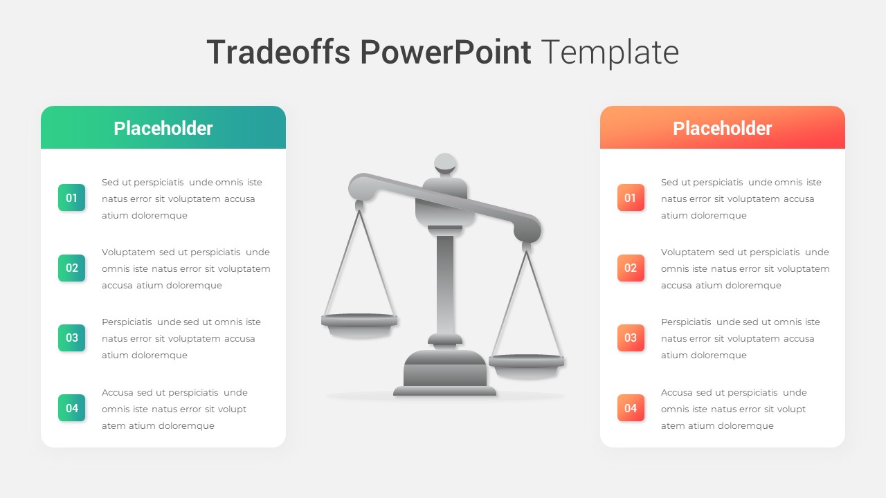 Tradeoff PowerPoint Template