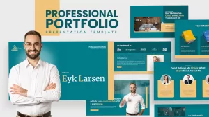 professional portfolio presentation template