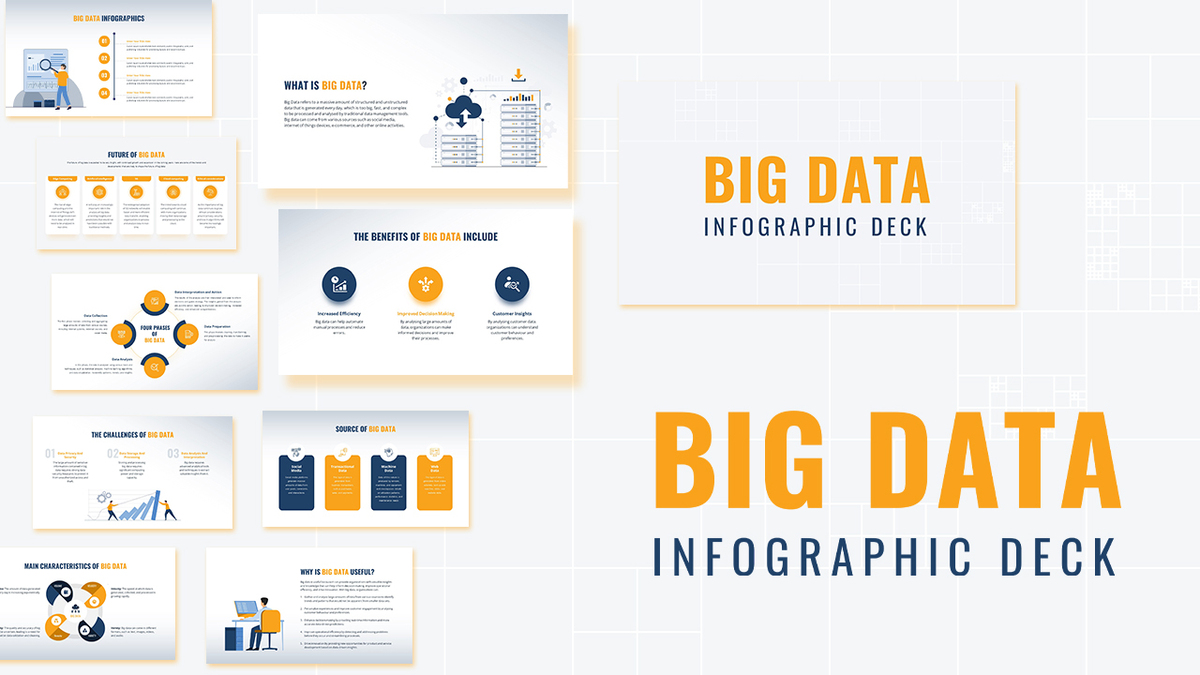 Big Data Infographic Deck PowerPoint Template