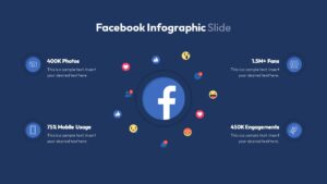 Facebook Infographic Slide Dark