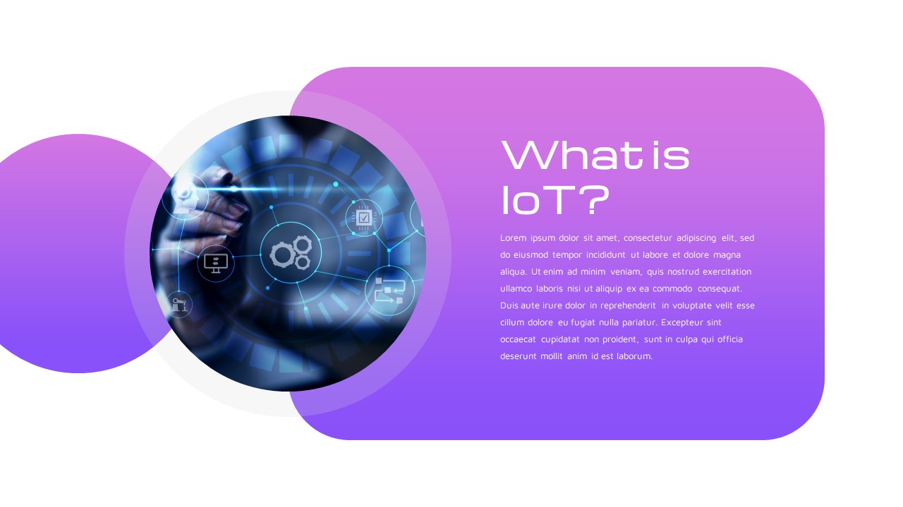 IoT Presentation Template What Is IoT