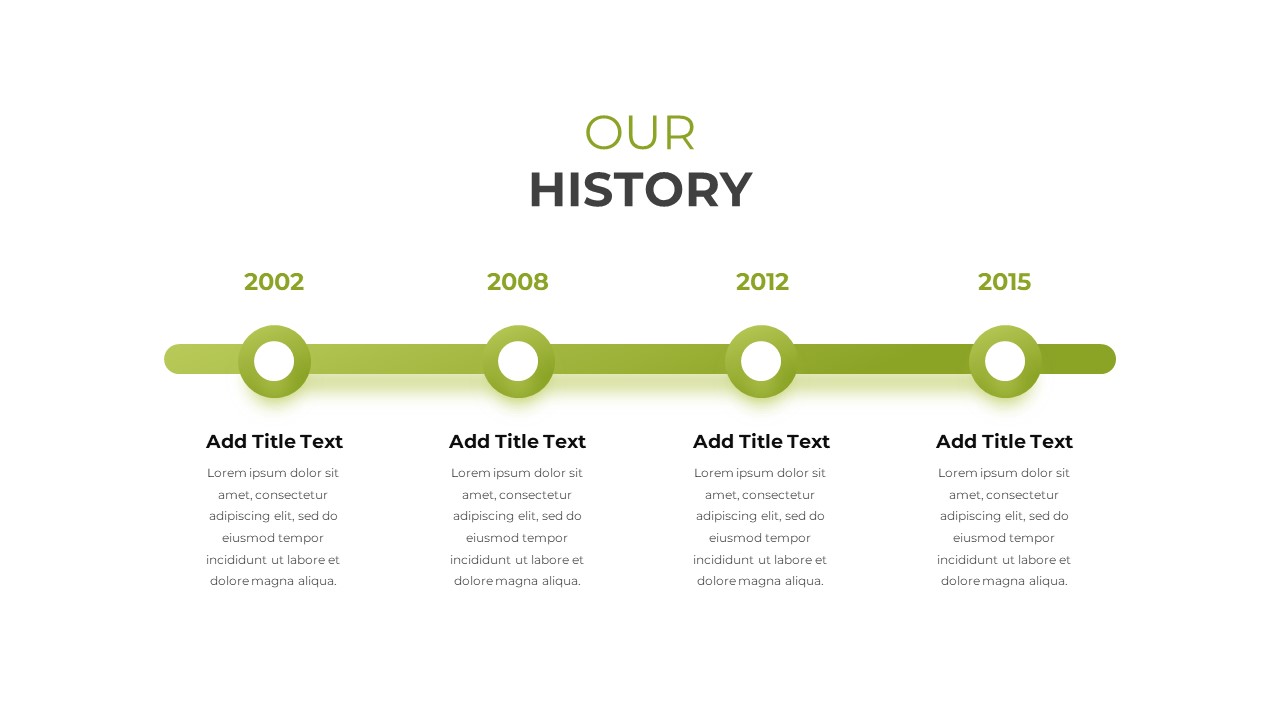 Marketing Agency Prezi Style History Timeline Pitch Deck