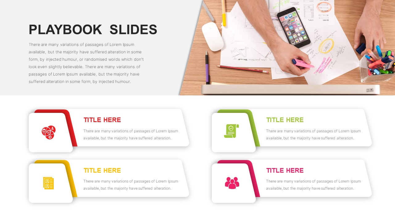 Playbook Slide PowerPoint Templates