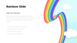 Rainbow Slides Template