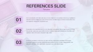 References Slide Template Dark