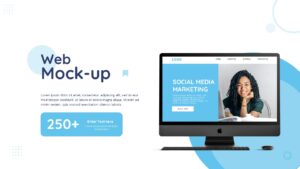 Social Media Marketing Agency MockUp Presentation Template