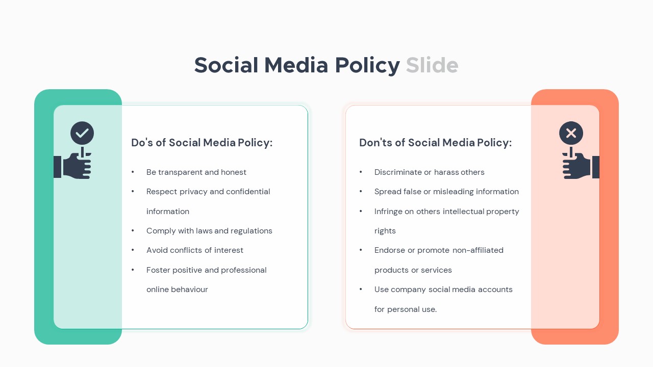 Social Media Policy PowerPoint Template