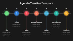 Agenda Timeline slide