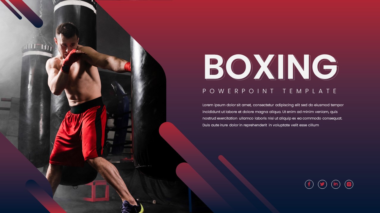 Boxing PowerPoint Template