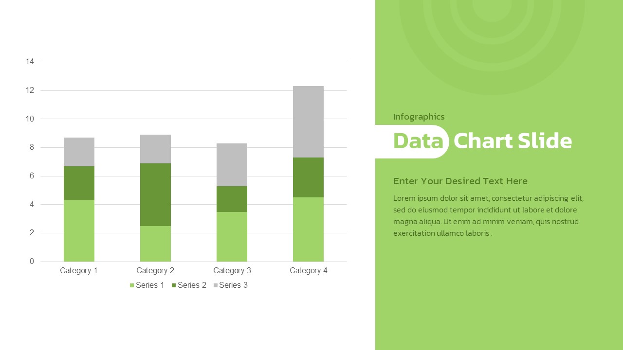 Green-White-Background-Data-Chart-PowerPoint-Template