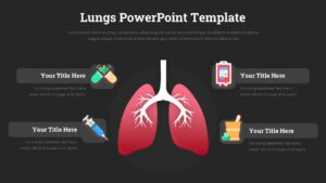 Lungs Infographic infographic slide