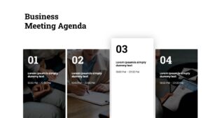 business meeting agenda powerpoint template