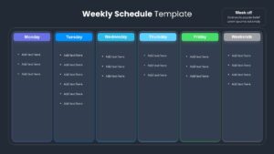 powerpoint Weekly Schedule