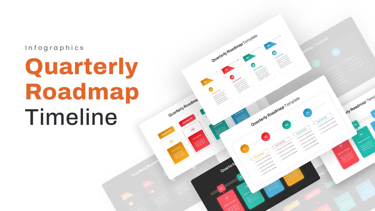 quarterly roadmap powerpoint templates