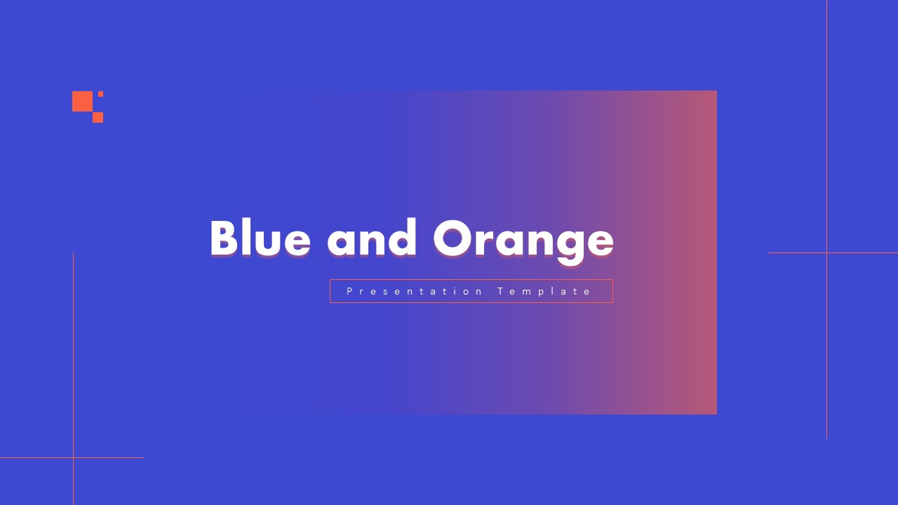 Blue And Orange PowerPoint Presentation Template2