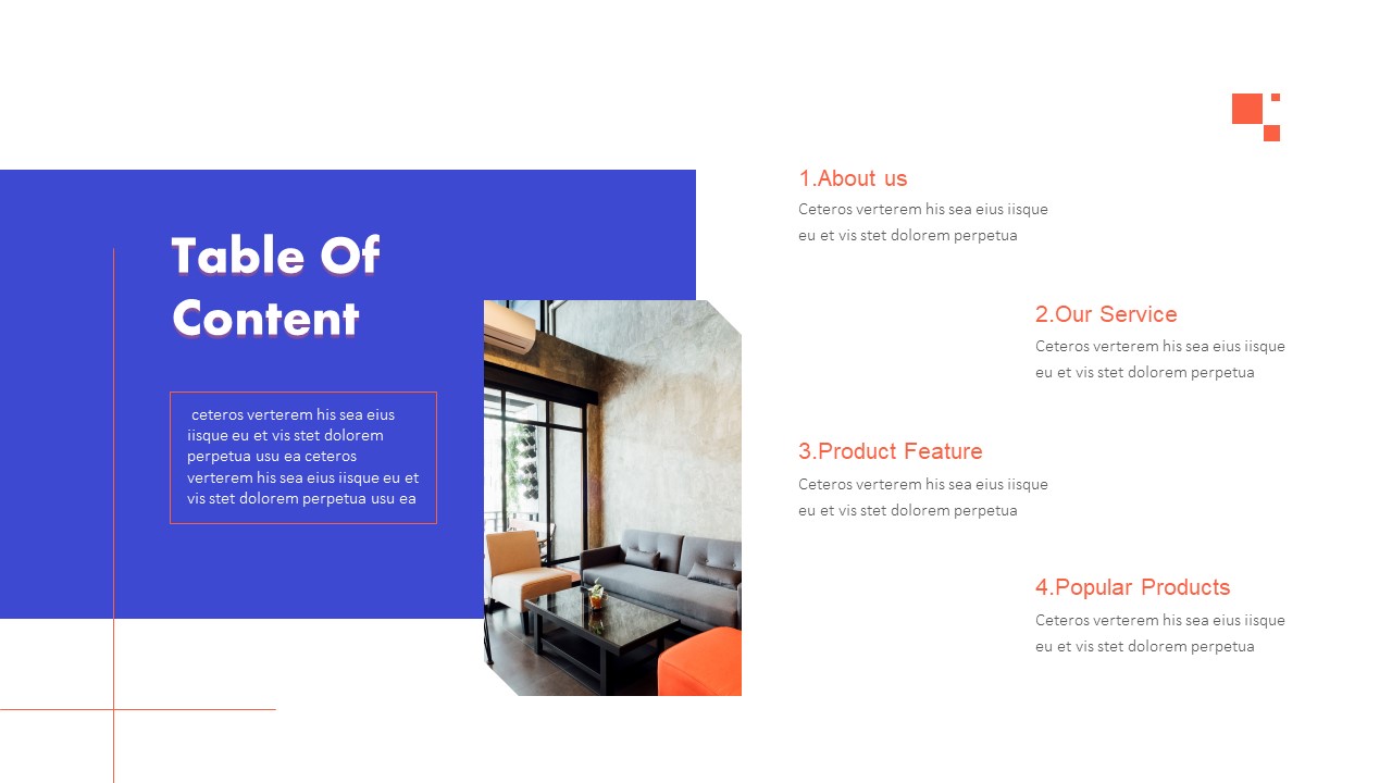 Blue And Orange PowerPoint Presentation Template3