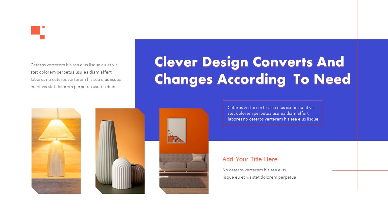 Blue And Orange PowerPoint Template