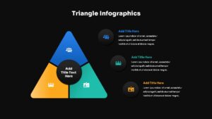 Triangle Infographics Slide Templates Dark2