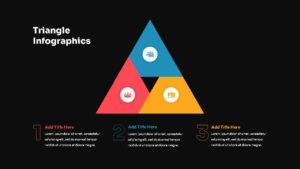 Triangle Infographics Slide Templates Dark3