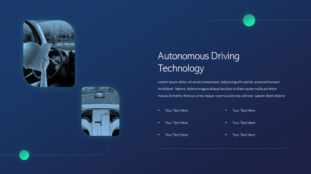 Autonomous Vehicle Slide Deck PowerPoint Template3