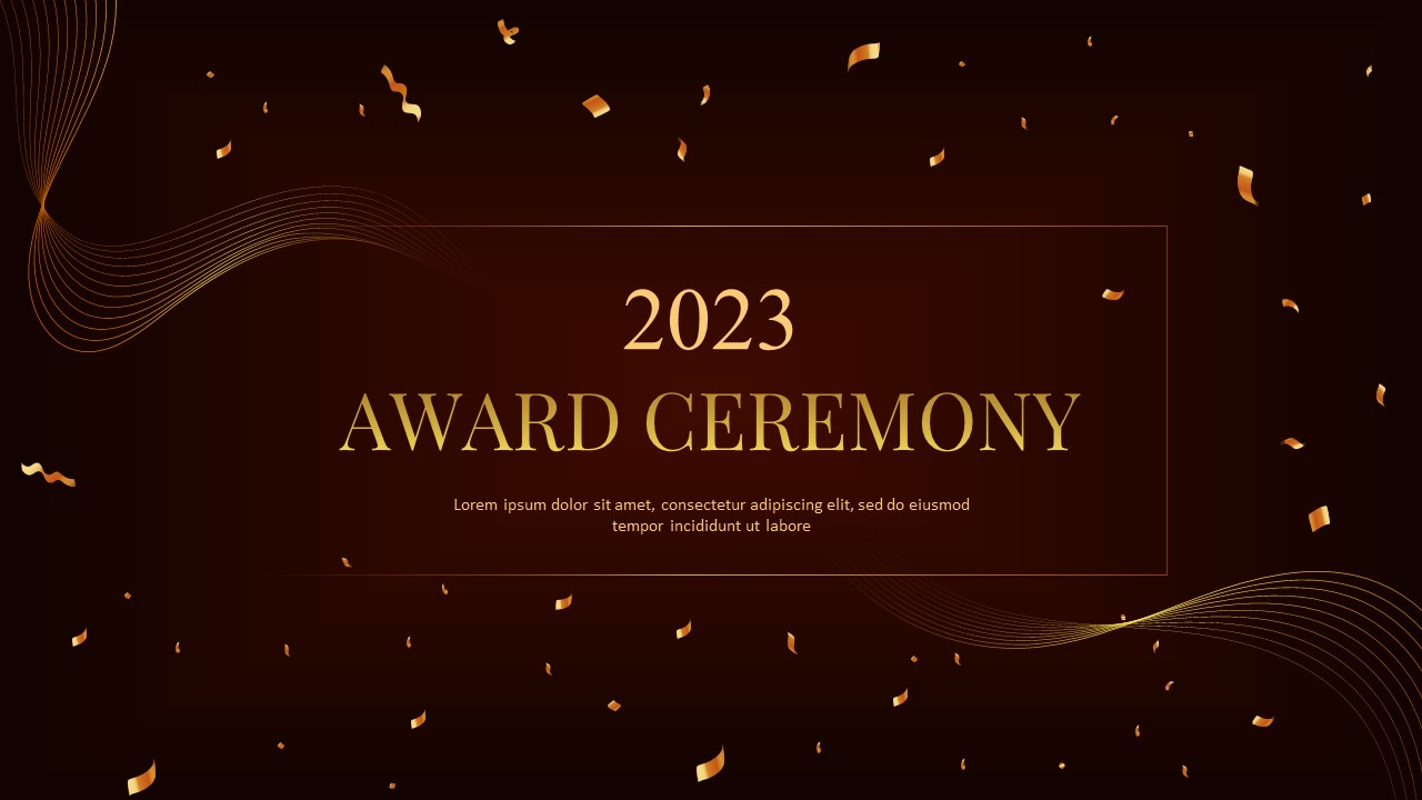 Awards Ceremony PowerPoint Template featured image