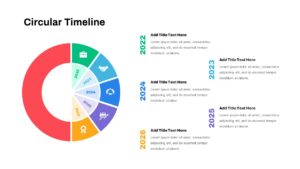 Circular Timeline PowerPoint Template