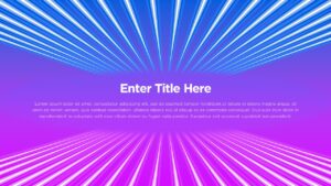 Laser Background PowerPoint Template5