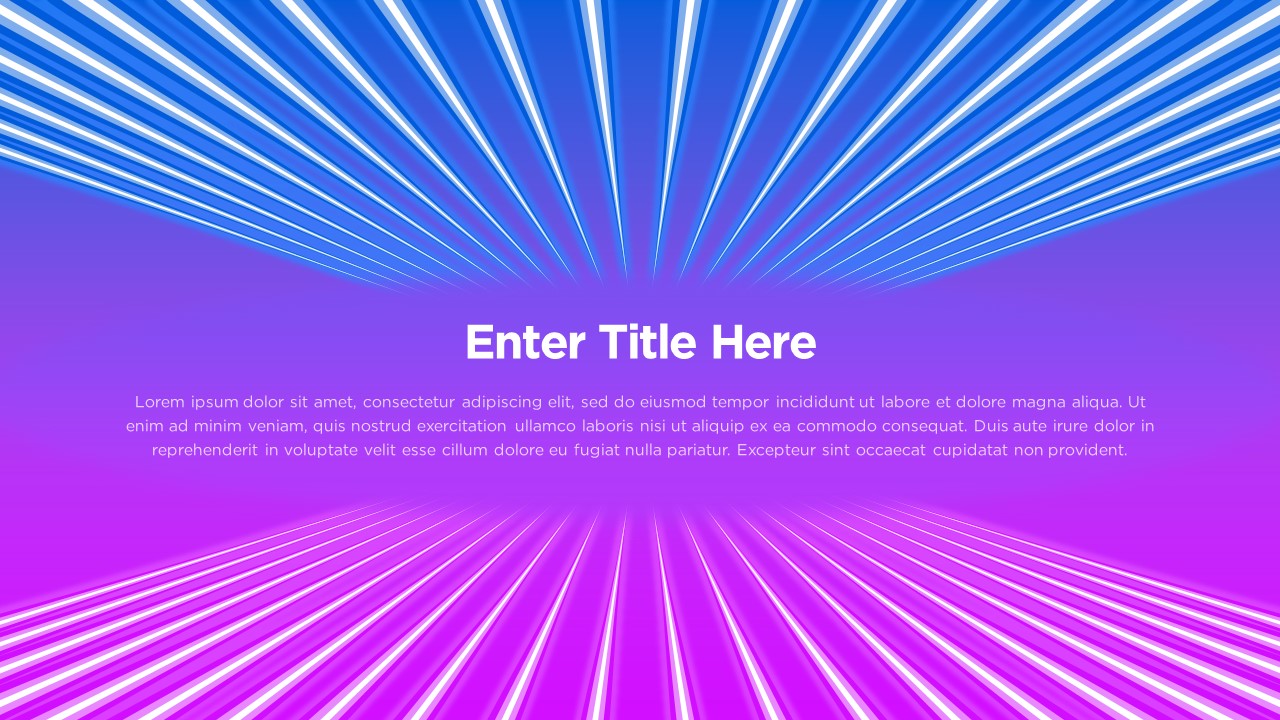 Laser Background PowerPoint Template5