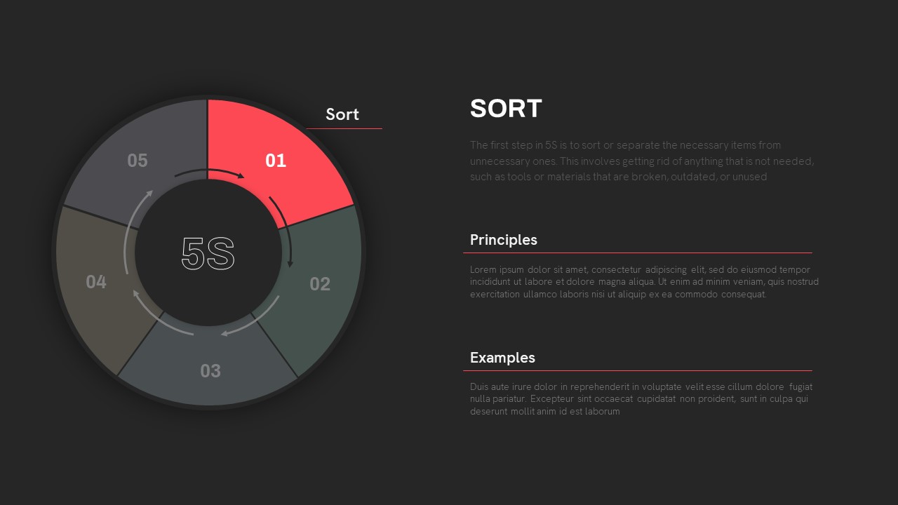 5s Infographic PowerPoint Template 4