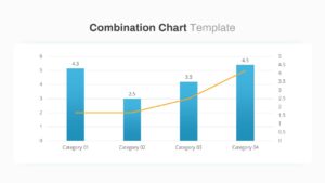 Combination Chart presentation Template