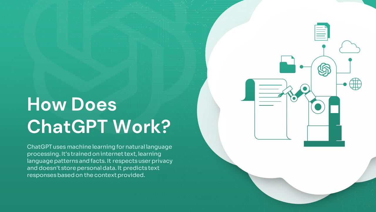 Free ChatGPT Infographic PPT Templates How ChatGPT - How does ChatGPT Works