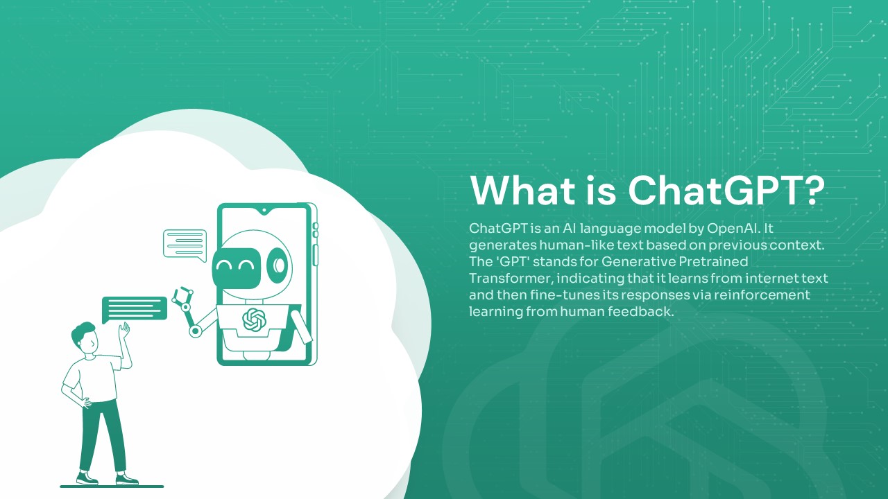 Free ChatGPT Infographic PPT Templates What is Chat GPT